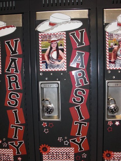 Locker room decor Cheerleading Locker Decorations, Sports Locker Decorations, Cheer Locker Decorations, Basketball Locker Decorations, Volleyball Locker Decorations, Locker Room Decorations, Football Locker Decorations, Cheer Decorations, Locker Decorations Diy