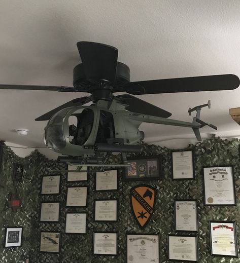 Saw this on YouTube and decided to make one! Love it! Military Room Ideas, Military Office Decor, Military Bedroom, Military Office, Army Theme, Army Room, Lounge Design, One Love, Military Men