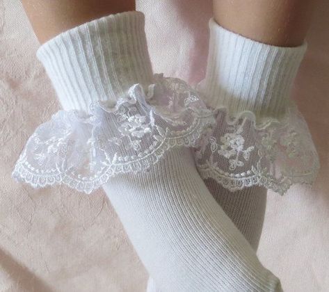 db6ebd0566994d14a1767f14eb6fba81desc53378420ri Ruffle Socks Aesthetic, Coquette Socks, Easter Socks, Christmas Dressing, Girls Ankle Socks, Socks Lace, Newborn Socks, Frilly Socks, Ruffled Socks