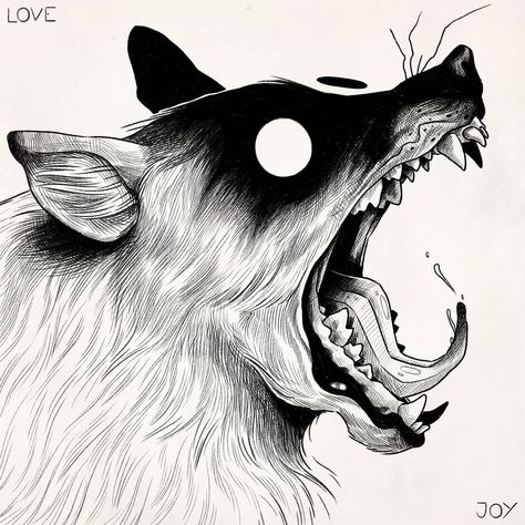 A dire wolf study for a fan on Tumblr! . . . #illustration #art #painting #photoshop #design #evanlovejoy #lovejoy #concept #design… Evan Lovejoy Art, Wolf Drawing Creepy, Lovejoy Art, Wolf Study, Scary Wolf, Wolf Drawings, Creepy Animals, Scary Animals, Dire Wolf