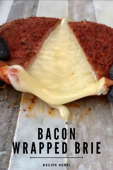 Slicing open a piping hot wheel of brie cheese in front of your guests, may be one of the most epic ways to establish your barbecue brilliance. This recipe is perfect as an appetizer, or even just when you want something to munch on while you are smoking. Recipe: https://howlowcanyouslow.com/bacon-wrapped-brie/ Bacon Wrapped Brie, Bre Cheese Recipes, Brie With Bacon Jam, Bre Cheese Appetizers Baked Brie Crescent Rolls, Smoked Prosciutto Wrapped Brie With Bacon Jam, Bri Recipes Baked Brie, Wrapped Brie, Bri Cheese Appetizer Baked Brie, Brie Cheese Recipes