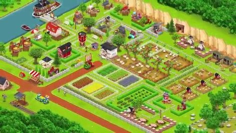 Hay Day App, Hayday Game, Hay Day Cheats, Hayday Farm Design, Farm Games, Farm Layout, Hay Day, Game Trailers, Farm Design