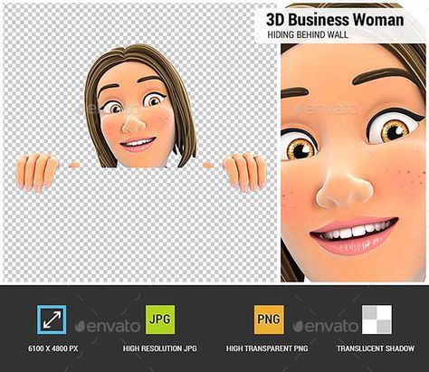 3D Business Woman Hiding Behind White Wall. 3D character render. #design #3D #3DModel #3DRender #3DCharacter #modelling #VR #advertisement #attractive #behind #billboard #blank #board #business #businesswoman #cartoon #character #girl #graphics #hiding #peek #person #render #smile #suit #wall #white #woman Character Girl, Render Design, 3d Business, Wall White, Friday Motivation, School Celebration, Personal Celebration, White Woman, Best Graphics