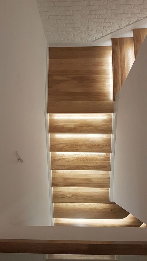 Staircase Lighting Ideas, Stairs Lighting, Staircase Design Modern, Diy Staircase, Stairway Design, Stairs Design Modern, Home Stairs Design, Interior Stairs, Modern Staircase