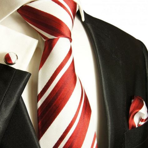 Tuxedo Vest, Necktie Set, Mens Silk Ties, Mens Attire, Sharp Dressed Man, Neck Ties, Long Red, Tie Set, Well Dressed Men