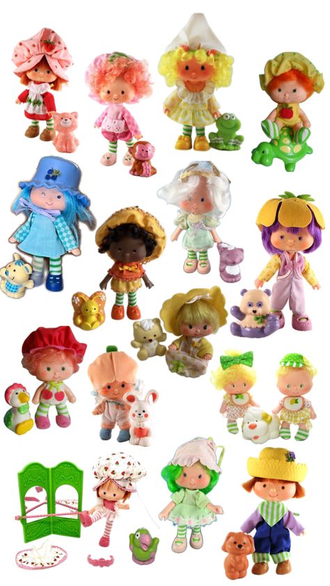 🍓The strawberry shortcake dolls that were in my childhood collection. Strawberry Shortcake Characters, Strawberry Shortcake Doll, My Childhood, Disney Drawings, Rag Doll, Strawberry Shortcake, Cute Dolls, Vintage Toys, Art Inspo