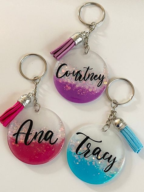 This Keychains item by YourFairyCraftMama has 16 favorites from Etsy shoppers. Ships from United States. Listed on Jul 16, 2022 Acrylic Resin Keychain Ideas, Diy Glitter Keychain, Cricut Keychains Diy Acrylic, Acrylic Keychain Ideas, Resin Keychain Ideas, Keychain Letters, Circle Keychain, Keychain Designs, Keychain Ideas