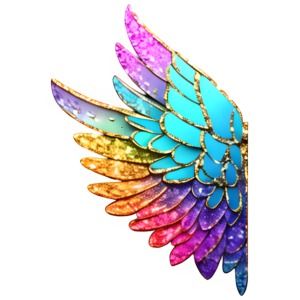 Freebie Graphics – Fairy Rainbow Wings – Designs by Forte Rainbow Wings, Heart Graphics, Butterfly Clip Art, Graphics Fairy, Clipping Masks, Christmas Graphics, Layer Mask, Wings Design, Valentine Heart