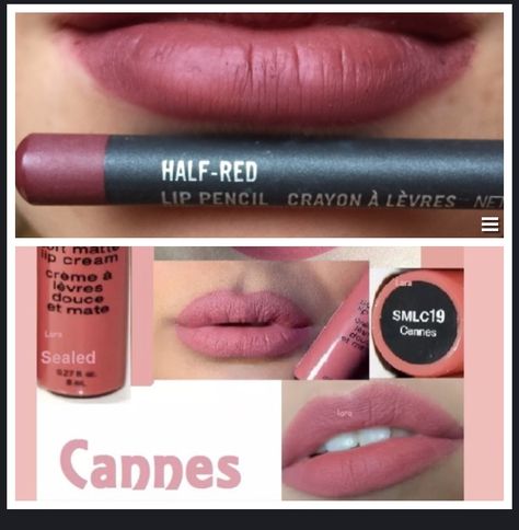 MAC half red liner + NYX Cannes lip cream Nyx Cannes Lip Liner, Mac Half Red Lip Liner, Nyx Cannes, Lip Combinations, Nyx Liner, Nyx Lip Liner, Drugstore Lips, Nyx Lip, Beach Beauty