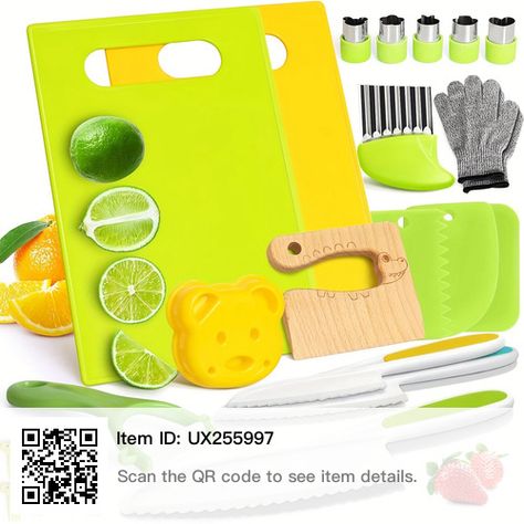 Kitchen Playsets, Toddler Kitchen, Cooking Toys, Childrens Kitchens, Kitchen Knife Set, Fruits For Kids, Pretend Play Kitchen, Baking Kit, Cooking Set