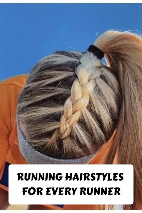 Ditch the frustration of hair in your face on runs! This guide explores running hairstyles for short, medium & long hair. Discover braids, ponytails, headbands & more to keep your hair secure & sweat-free so you can conquer your next run! Running Hairstyles, Double Dutch Braid, Ultra Runner, Short Hair Hacks, Small Braids, Medium Long Hair, Hair Locks, In Your Face, Braided Headband