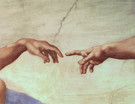 Zeus Music: Cloud Hands Reach Out Across the Sky Michelangelo Paintings, Sistine Chapel Ceiling, The Creation Of Adam, William Turner, Sistine Chapel, Pierre Auguste Renoir, Art Plastique, Vincent Van Gogh, Trademark Fine Art