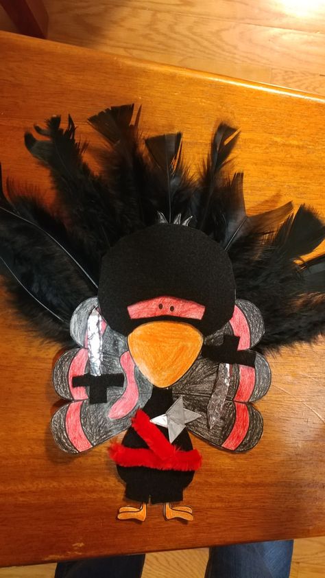 Diguise a turkey project. Ninja turkey!! Ninja Turkey In Disguise, Disguise A Turkey Ninja, Turkey School Project Ideas, Turkey In Disguise Project Ideas, Turkey In Disguise, Turkey Disguise Project, Turkey Project, Turkey Disguise, Dyi Projects