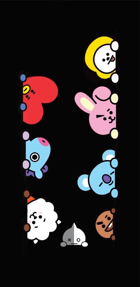 Iphone Wallpaper Bts, Bts Bt21, Bts Backgrounds, Bts Wallpaper Lyrics, Wallpaper Bts, Bts Imagine, Bts Aesthetic Pictures, Bts Drawings, Bear Wallpaper