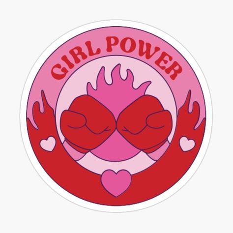 Get my art printed on awesome products. Support me at Redbubble #RBandME: https://www.redbubble.com/i/sticker/Girl-power-_feminist-sticker-by-Isra2080/161203118.EJUG5?asc=u Feminist Stickers Printable, Girl Power Shirts, Feminist Stickers, Feminism Stickers, Feminist Bumper Stickers, Girl Power Stickers, Girl Power Shirt, Girl Empowerment, Female Empowerment