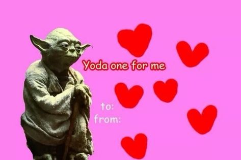 Valentines Day Card Memes, Weird Valentines Cards, Funny Valentines Cards For Friends, Starwars Valentines Cards, Meme Valentines Cards, Funny Valentine Memes, Bad Valentines Cards, Friend Valentine Card, Weird Valentines