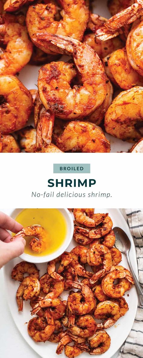 Broiled Shrimp Recipe, Shrimp Broil Oven, Broiled Shrimp Oven, Honey Butter Sauce, Fresh Fish Recipes, Shrimp In The Oven, Ways To Cook Shrimp, Broiled Shrimp, Homemade Cajun Seasoning