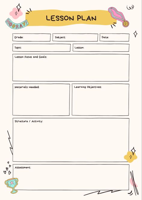 Free printable Cute daily lesson planner. #lessonplan #teaching #teacher #teacherlife #printable #digitalart Teacher Planner Printables Free, Curriculum Lesson Plans, Printable Lesson Plans, Printable Cute, Teachers Aide, Teacher Lesson Plans, Lesson Planner, Lesson Planning, Planner Printables Free