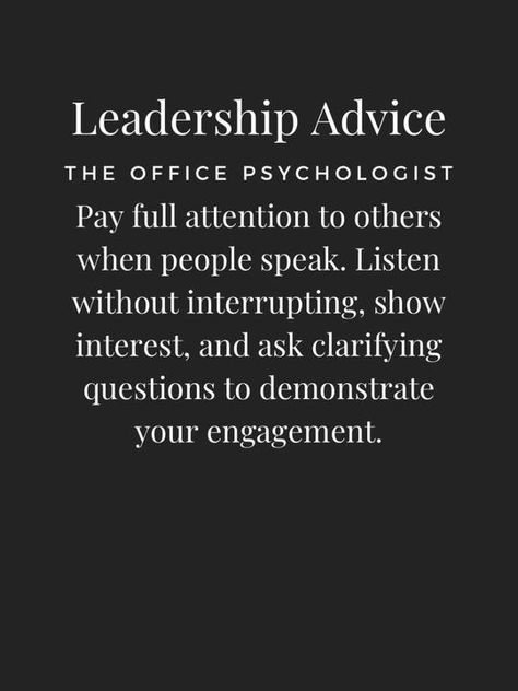 Listen with the intention of learning something not to respond. #caree... | TikTok Leadership Development Team Building, Supervisor Quotes, Leadership Quotes Work, Teacher Leadership, Leadership Advice, Good Leadership Skills, Leadership Quotes Inspirational, Winning Mindset, Employee Experience