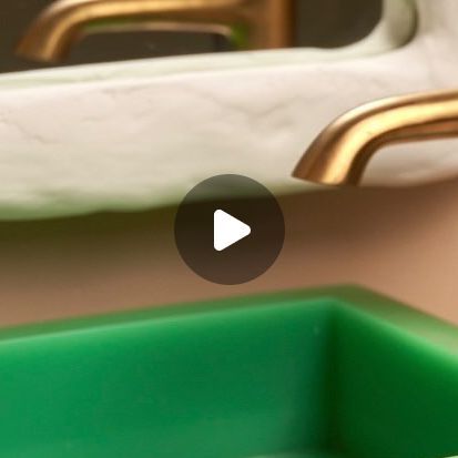 Jordan Shepherd on Instagram: "Making of a custom jade-colored resin sink from beginning to end. Just one of the projects from a week-long custom bathroom remodel. Follow for more! . . . . #woodworking #beautiful #diy #diydecor #custom #design #interiordesign #bathroom #decor #interiordesignideas #art #artist #epoxy #resin #resinart #interiorinspiration #homedecor #moderndesign #interiorstyling" Epoxy Resin Bathroom Sink Diy, Epoxy Sink, Bathroom Sink Diy, Cabin Kitchen, Cabin Kitchens, Green Bedroom, Custom Bathroom, Bedroom Green, Bathroom Remodel