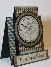 Center Step Cards, Clock Card, Cards For Men, Mens Cards, Male Birthday, Masculine Birthday Cards, Boy Cards, Step Cards, Birthday Cards For Men