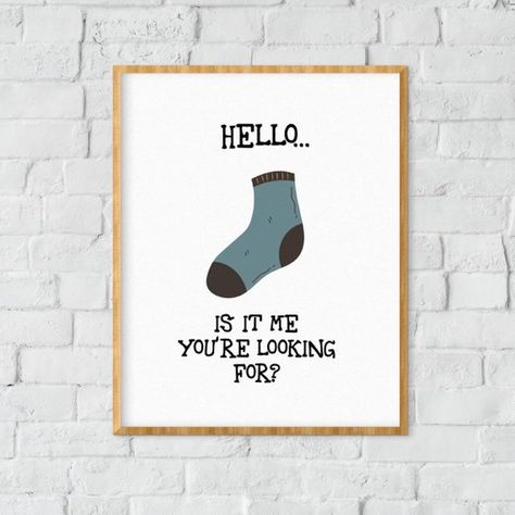 Funny Laundry Room Print, Laundry Room Print, Funny Poster, Funny Wall art, Laundry Wall Art, Laundr Laundry Poster Design Ideas, Laundry Room Sayings, Sock Aesthetic, Laundry Puns, Laundry Puns Funny, Laundry Artwork, Laundry Pictures, Laundry Room Artwork, Laundry Room Quotes Funny