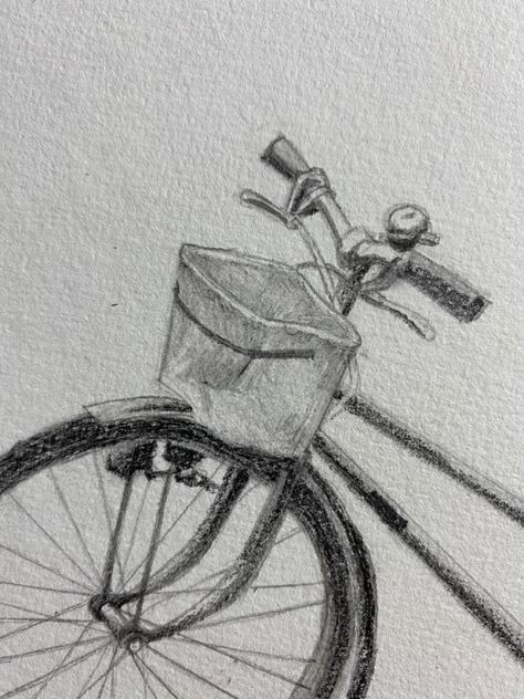 Cycle Drawing Sketch, Bicycle Drawing Sketches, Cycle Sketch, Bicycle Sketch, Bicycle Drawing, Cycle Drawing, Value Drawing, Cycle Art, Bike Drawing