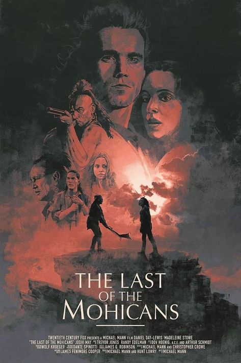 The Last of the Mohicans (1992) [897x1347] By Hans Woody The Last Of The Mohicans, Last Of The Mohicans, The Possession, American Colonies, Fort William, Movie Poster, England