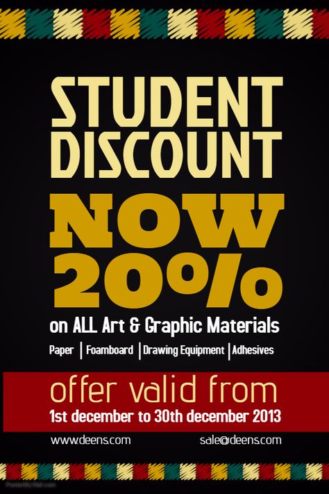 Student Discount poster flyer social media template. Tutor Website, Simile Worksheet, Smart Student, Christmas Math Worksheets, Online Flyers, Make A Flyer, Discount Poster, Free Flyer Templates, Christmas Math