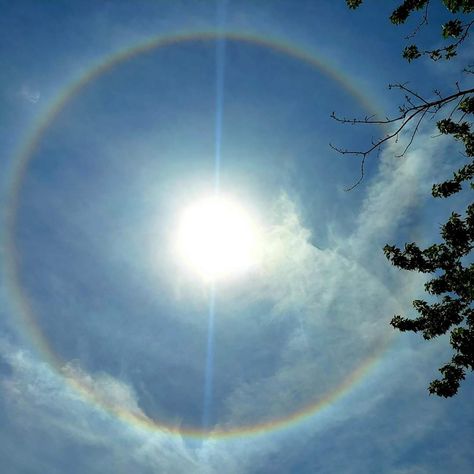 Sun Halo 6/8/2020 Sun Halo Aesthetic, Halo Aesthetic, Sun Halo, Angel Core, Never The Same, Sun Rise, Halo, Art Photography, Angel