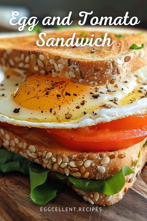 Start your day with a burst of freshness and flavor by indulging in an Egg and Tomato Sandwich. #bacon egg tomato sandwich #cucumber tomato egg sandwich #tomato avocado egg sandwich #tomato egg breakfast sandwich #sandwich with egg and tomato #egg tomato cheese sandwich #egg salad and tomato sandwich #tomato egg sandwich #egg and tomato open faced sandwich #egg tomato spinach sandwich #boiled egg and tomato sandwich Tomato Egg Breakfast, Tomato Cheese Sandwich, Avocado Egg Sandwich, Sandwich With Egg, Egg And Tomato, Egg Breakfast Sandwich, Egg Breakfast Recipes Easy, Sandwich Egg, Spinach Sandwich