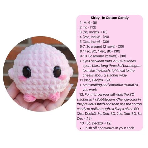 Danielle Smith | 🩷•Free Pattern: Pocket Kirby & Friends•🩷 ---------------------------------------------------------------------- Here is another free… | Instagram Crochet Pink Pattern, Crochet Keychain For Friends, Crochet Ideas With Pink Yarn, Crochet Ideas For Best Friends, Written Patterns Crochet, Crochet Kirby Pattern, Crochet For Friends Gift Ideas, Crochet Patterns Written, Crochet Written Patterns Free