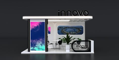 innovo Booth 2024 Creative Booths, Architecture Advertising, Event Booth Design, Booth Exhibition, Graphic Design Architecture, Event Booth, Social Post, Creative Event, Exhibition Booth