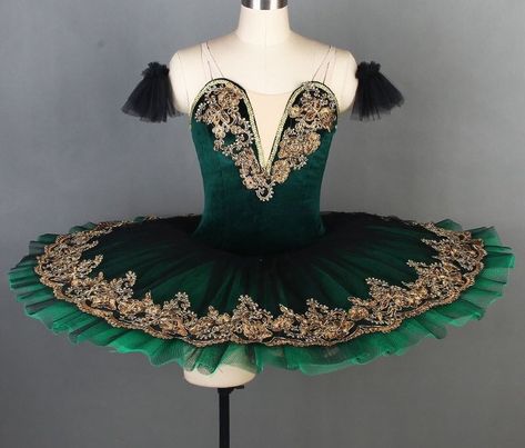 Green Ballet Tutu, Pancake Costume, Esmeralda Ballet, Tutu For Women, Green Tulle Skirt, Dance Costumes Ballet, Tutu Women, Ballerina Kids, Professional Ballerina