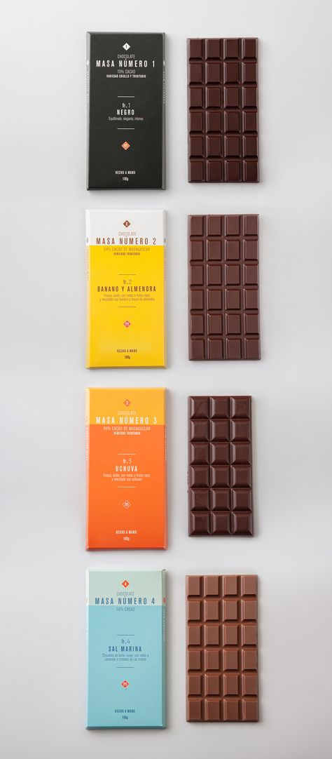 Masa Chocolate packaging Chocolate Branding, Chocolate Package, Chocolate Bar Design, Design Chocolate, American Chocolate, Chocolate Packaging Design, Chocolate Company, Packaging Food, Chocolate Art