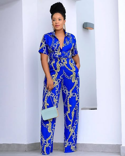 40 Trendy Ankara Styles For Wedding You'll Love | ThriveNaija Top And Trousers Outfit Ankara, Ankara Jumpsuits For Women, Ankara Styles For Wedding, Ankara Jumpsuit Styles, Ankara Jumpsuit, African Print Jumpsuit, Trendy Ankara Styles, 2piece Outfits, Latest Ankara