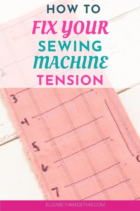 Sewing machine tension: Elizabeth Made That Thread Tension Problems, Serger Tension Cheat Sheet, Sewing Machine Tension Problems, Sewing Tension, Sewing Machine For Beginners, Sewing Machine Beginner, Sewing Machine Tension, Sewing Machine Stitches, Thread Tension