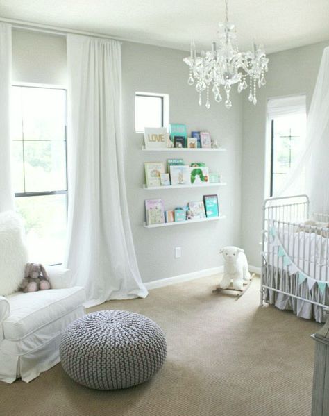 Benjamin Moore No Fail Paint Colors | Bedrooms | part II - laurel home Best Bedroom Paint Colors, Baby Room Neutral, Baby Nursery Neutral, Trendy Baby Nursery, Revere Pewter, Room Deco, Bedroom Paint Colors, Nursery Colors, Trendy Bedroom