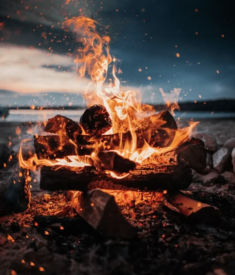 Elements Photography, The Fire, Campfire, The Beach, Forest, Water, Photography