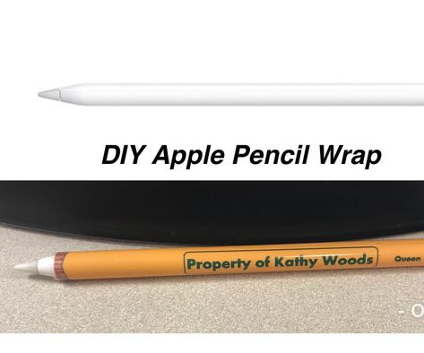 Apple Pencil Wrap or Apple Pencil Skin : 5 Steps - Instructables Apple Pencil Case, Apple Pencil Skin, Workspace Ideas, Diy Apple, Custom Wraps, Diy Vinyl, Pencil And Paper, Shipping Labels, Paper Cover