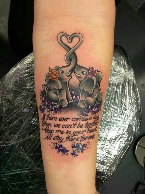 Mama Elephant Tattoo Mother Daughters, Elephant Tattoos For Mom, Mama And Baby Elephant Tattoo, Two Elephants Tattoo, Elephant Memorial Tattoo, Tattoo Dedicated To Mom, Tattoos Dedicated To Mom, Elephants Tattoo, Mama Tattoos