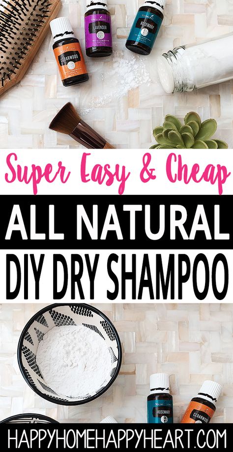 Looking for a non-toxic dry shampoo? Try making your own! This diy dry shampoo is amazing and super easy to make! It only contains 5 ingredients and costs less than $1.25 to make! And it smells amazing!!! #DryShampoo #NonToxic #AllNatural #DIYDryShampoo #EssentialOils Dry Shampoo Recipe, Diy Shampoo Recipe, Homemade Dry Shampoo, Diy Beauty Products, Natural Dry Shampoo, Essential Oil Beauty, Diy Dry Shampoo, Shampoo Recipe, Diy Shampoo