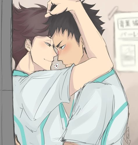 Haikyuu Iwaoi, Hajime Iwaizumi, Tooru Oikawa, Iwaizumi Hajime, Oikawa Tooru, Haikyuu Ships, Haikyuu Fanart, Fan Fiction, Non Fiction