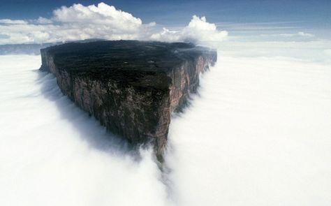 Mount Roraima, Venezuela Monte Roraima, Mount Roraima, In The Clouds, Incredible Places, Machu Picchu, Places Around The World, The Clouds, Most Beautiful Places, Natural Wonders