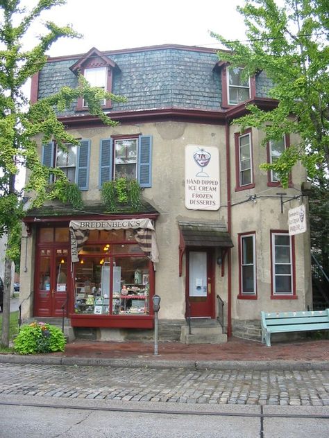 Bredenbecks Bakery & Ice Cream Parlor - Chestnut Hill,  15 minutes from my home, I go here weekly. Chestnut Hill Philadelphia, West Philadelphia, Philadelphia Usa, Good Rum, College Days, Chestnut Hill, Rum Cake, Garden District, Us Road Trip