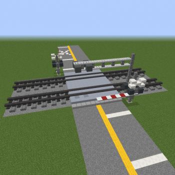 Railroad Minecraft Ideas, Minecraft Car Park, Minecraft Parking Garage, Minecraft Monorail, Railroad Minecraft, Minecraft Sidewalk, Minecraft City Road, Minecraft Railway Station, Minecraft Railroad