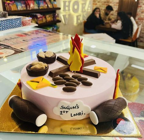 Lohri Cake Ideas, Lohri Cake, Makar Sankranti, Theme Cake, Themed Cakes, Birthday Party Themes, Cake Ideas, Party Themes, Small Business