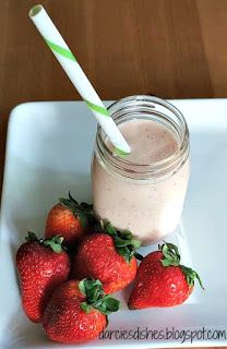 Dry Fruit Shake Recipe, Fruit Shakes Recipes Blenders, Thm Shakes And Smoothies, Mcdonalds Strawberry Banana Smoothie, Thm Shakes, Thm Smoothies, Mcdonald’s Shamrock Shake Recipe, Trim Healthy Mama Drinks, Trim Healthy Mama Breakfast