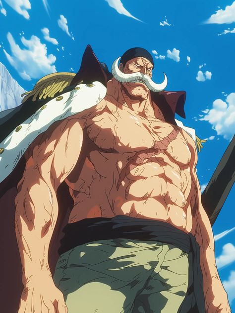 Prime White Beard One Piece, White Beard One Piece Fanart, Whitebeard One Piece Fanart, White Beard One Piece, One Piece Roger And White Beard, One Piece Whitebeard Marineford, Edward Newgate, Hero Inspiration, White Beard