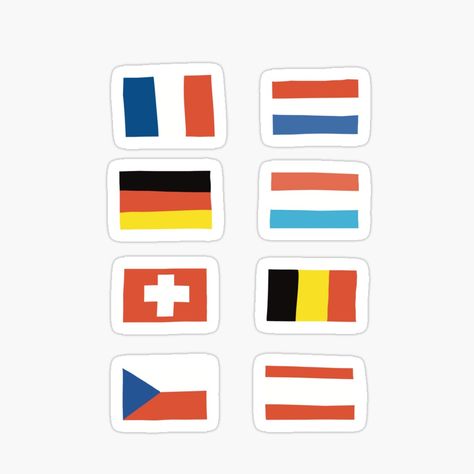 Get my art printed on awesome products. Support me at Redbubble #RBandME: https://www.redbubble.com/i/sticker/Central-Europe-Countries-flag-sticker-pack-by-yoonpop/150535900.EJUG5?asc=u Travel Stickers Printable, Europe Countries, Flag Sticker, Stickers Printable, Travel Stickers, Central Europe, National Flag, Sticker Pack, Printable Stickers